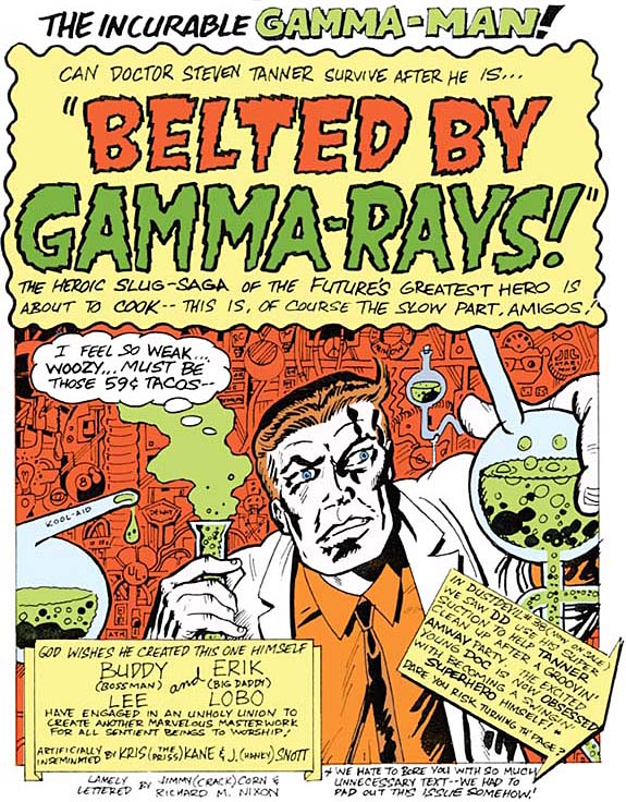 Gamma Man 'Belted' page 1